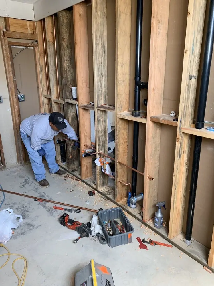Commercial rough-in plumbing for Water Heater Replacement in Gilpin Manor